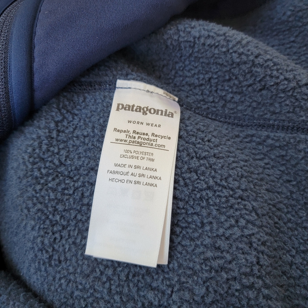 Patagonia Women's Better Sweater Fleece Hoody Jacket | Navy Blue | Size XS - Picture 5 of 8